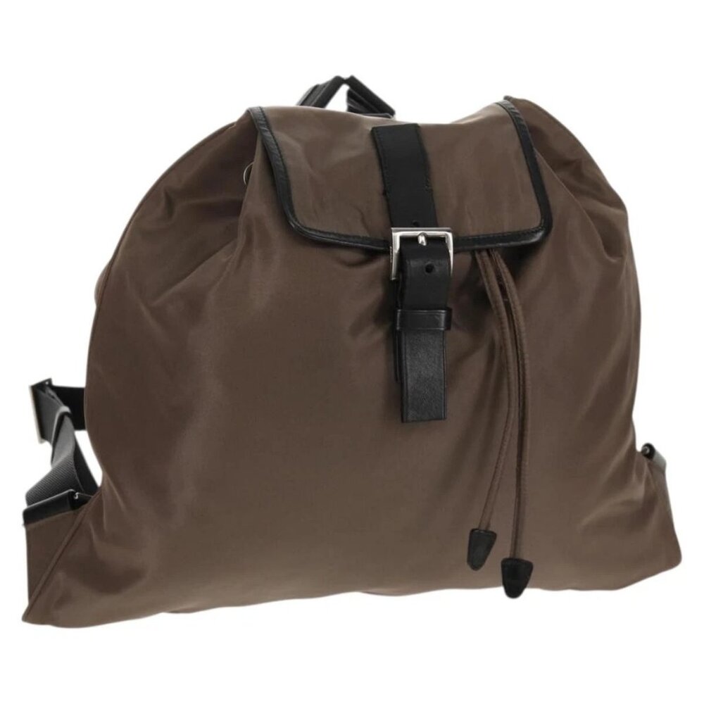 Prada Backpack Nylon Gray Silver - image 1